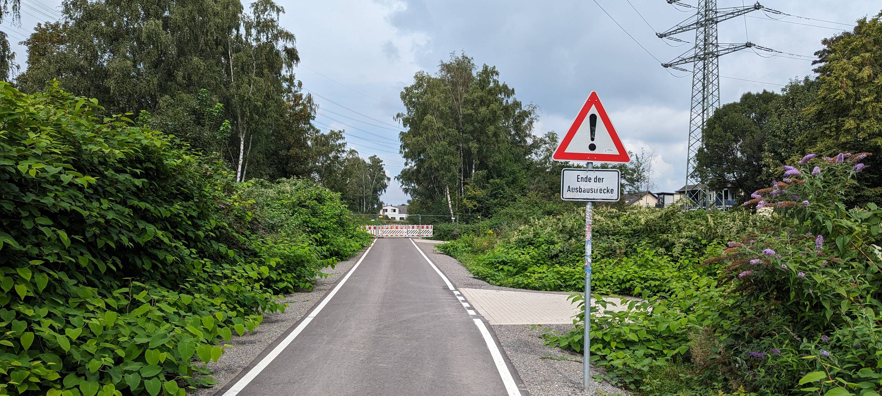 Neuer Radweg in Essen - Bauarbeiten kommen voran
