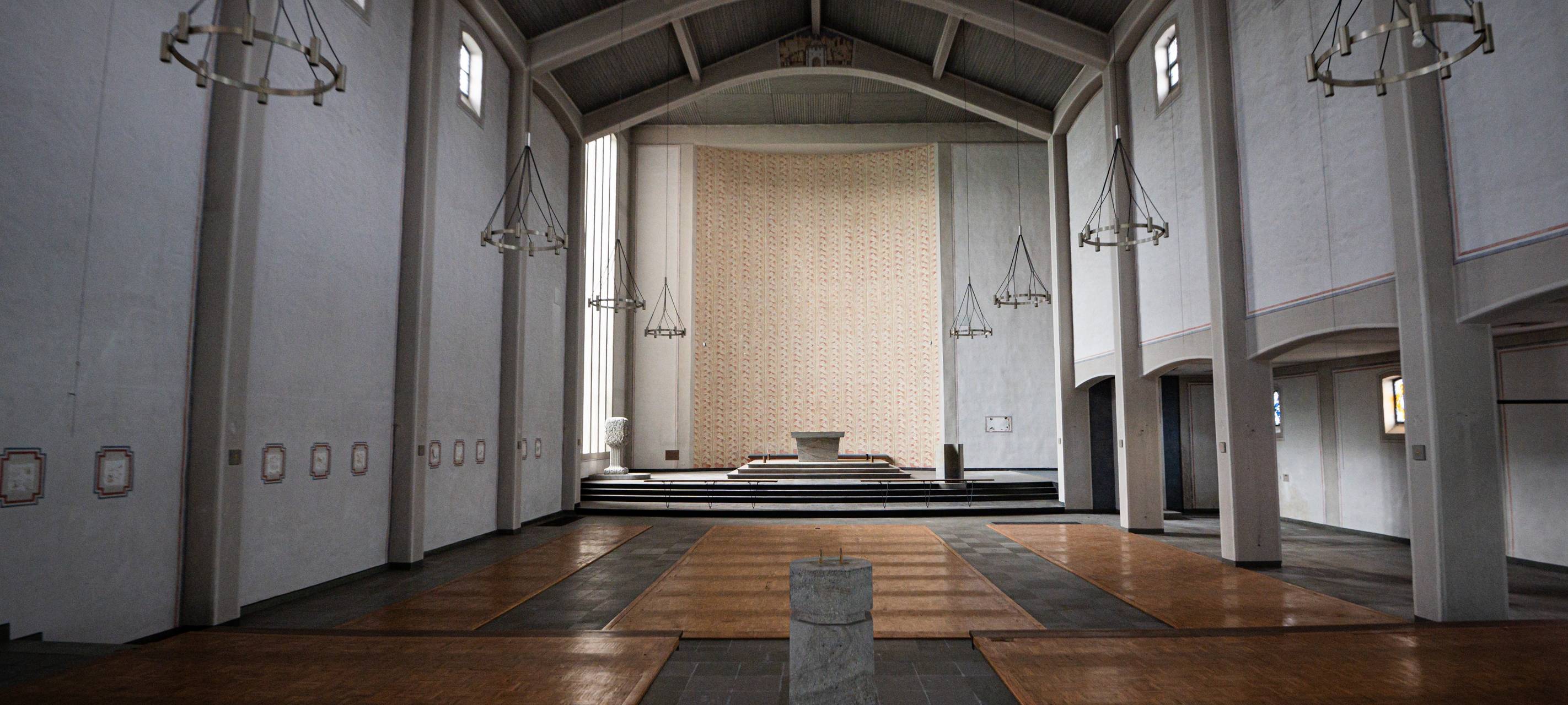 Die ehemalige St. Augustinus Kirche am Dienstag, 29. August 2023 in Essen