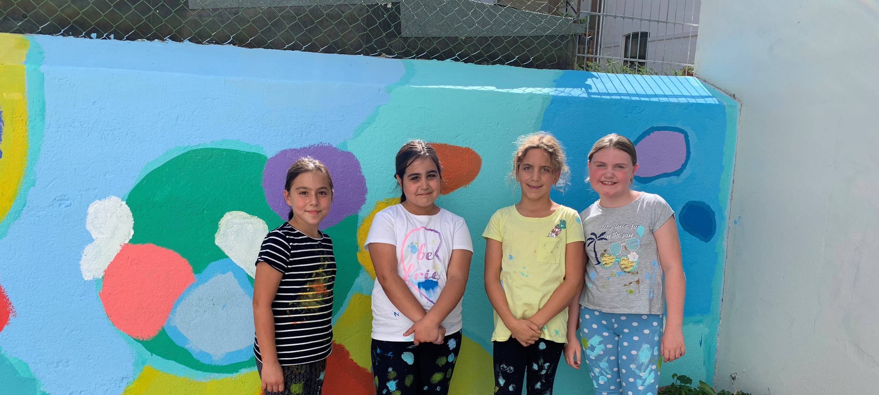 Schüler in Essen verschönern ihre Schule