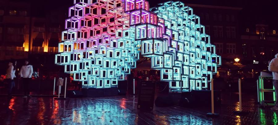 Essen Light Festival 2023 - die Innenstadt leuchtet