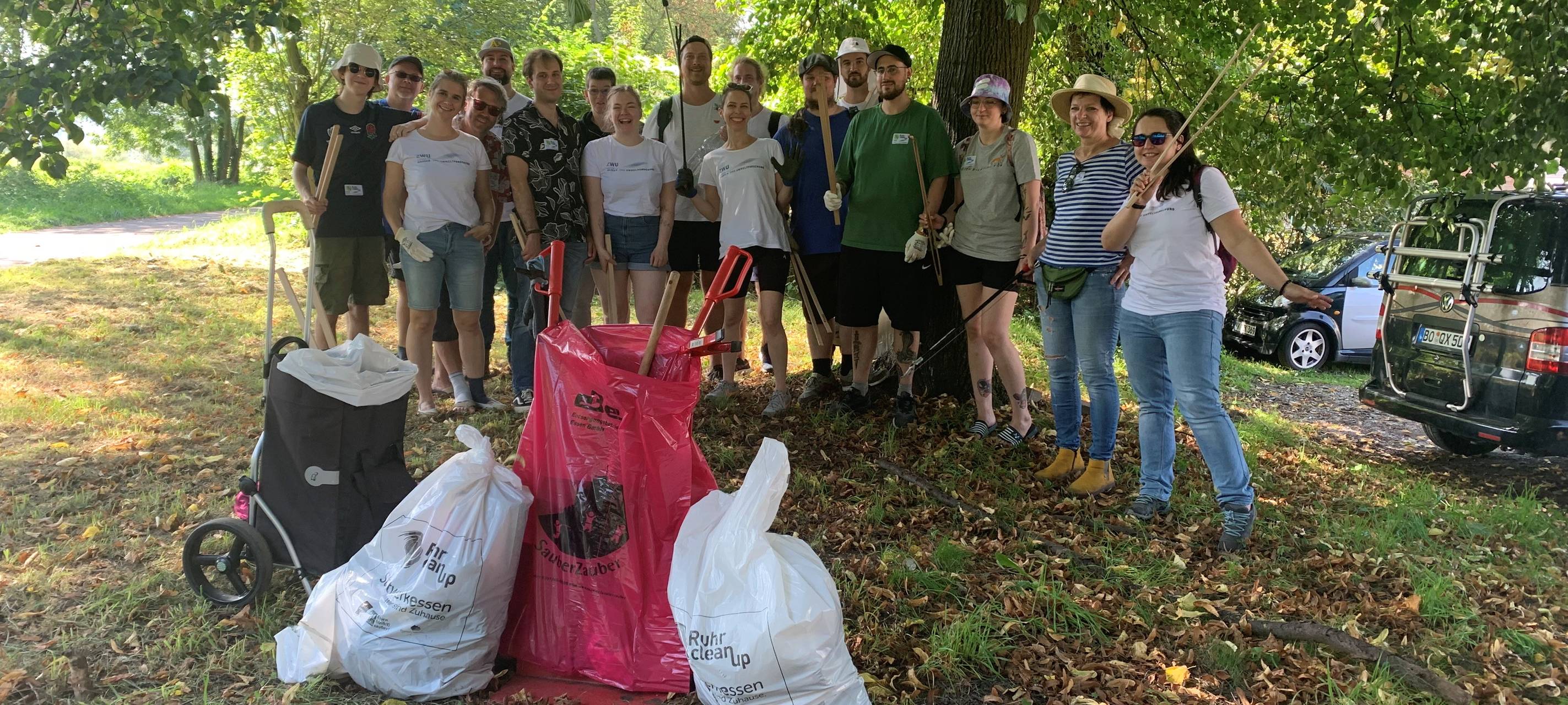 RuhrCleanUp in Essen läuft erfolgreich