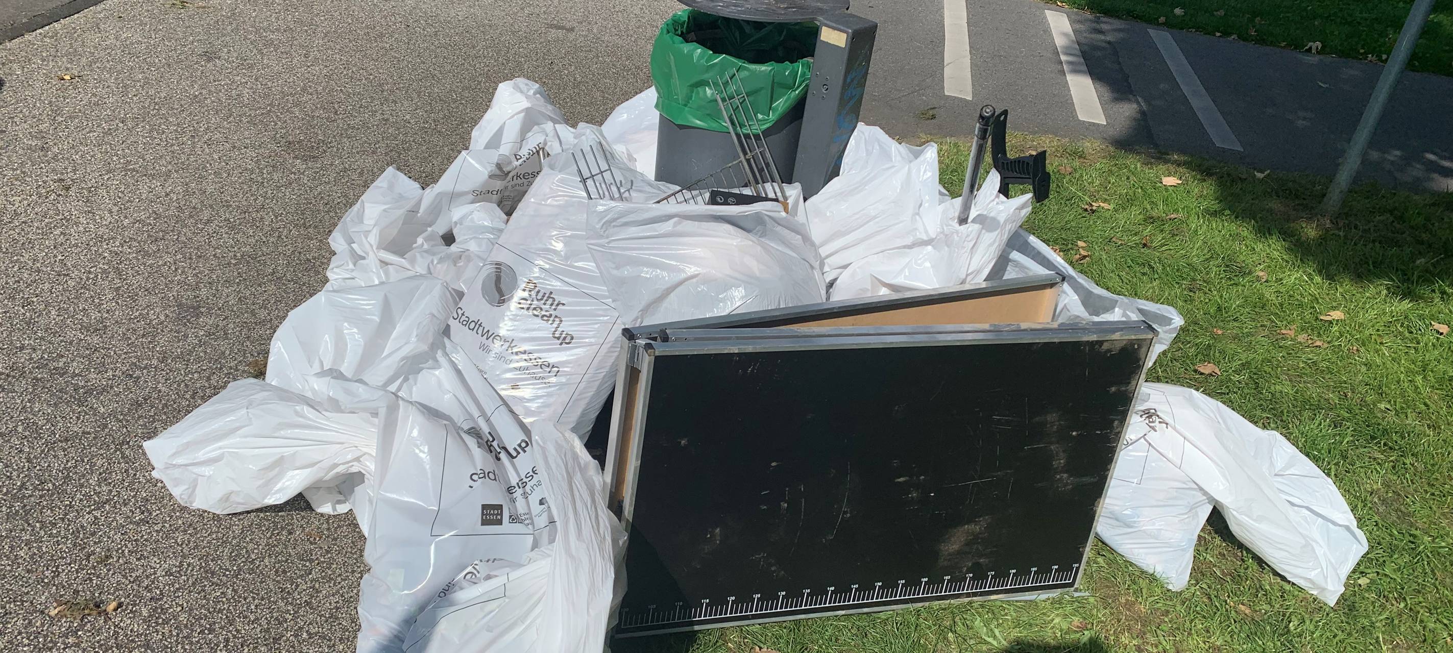 RuhrCleanUp in Essen läuft erfolgreich