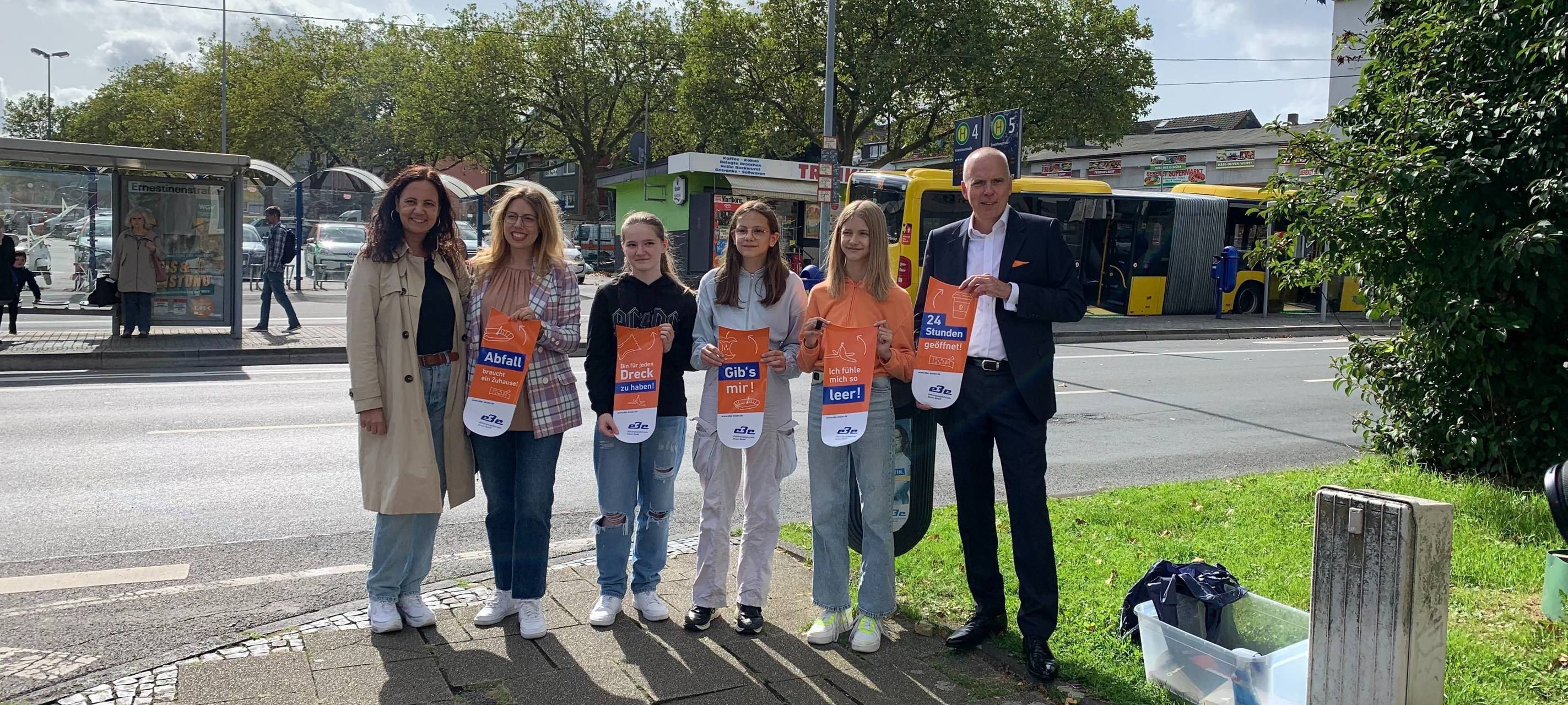 Mülleimer in Essen bekommen besondere Motive