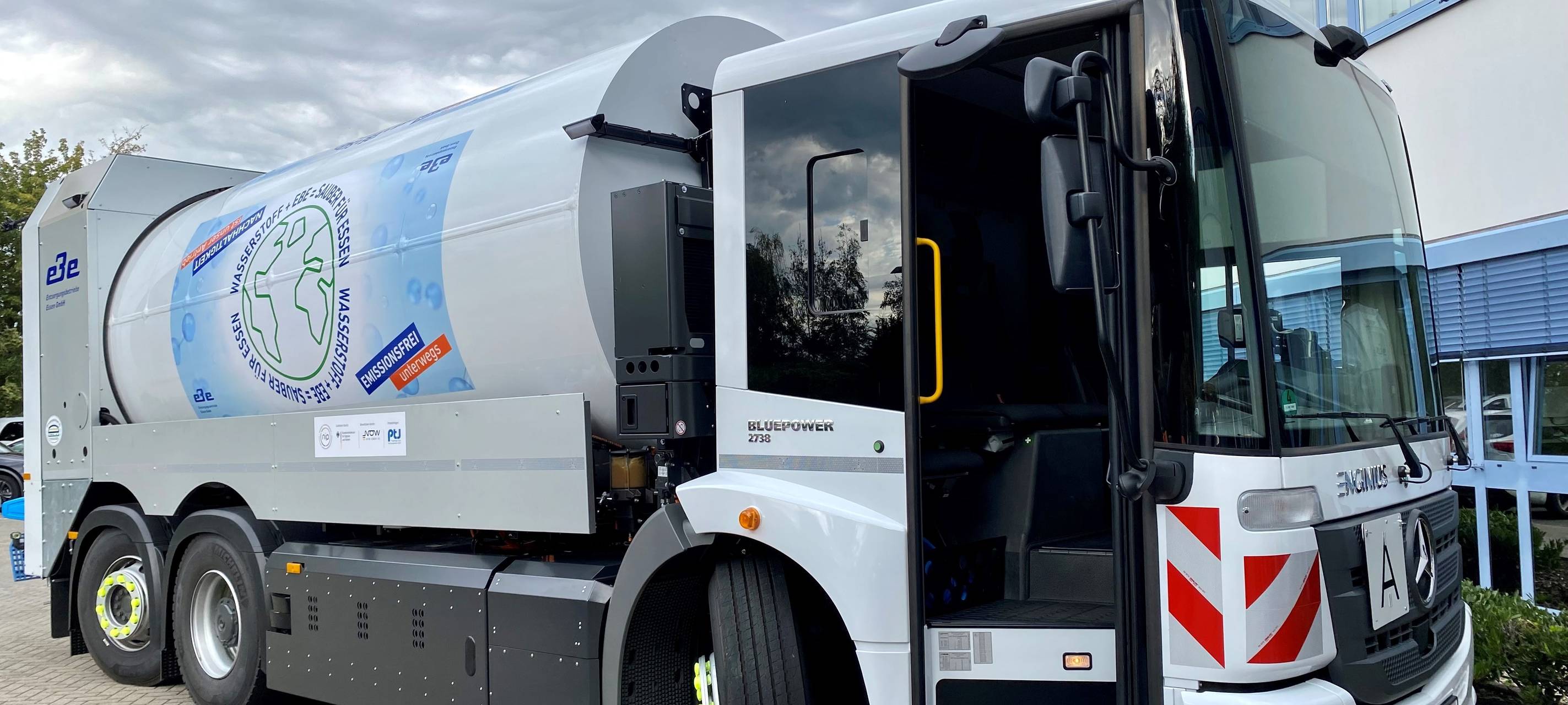 Erster Müllwagen in Essen mit Wasserstoffantrieb