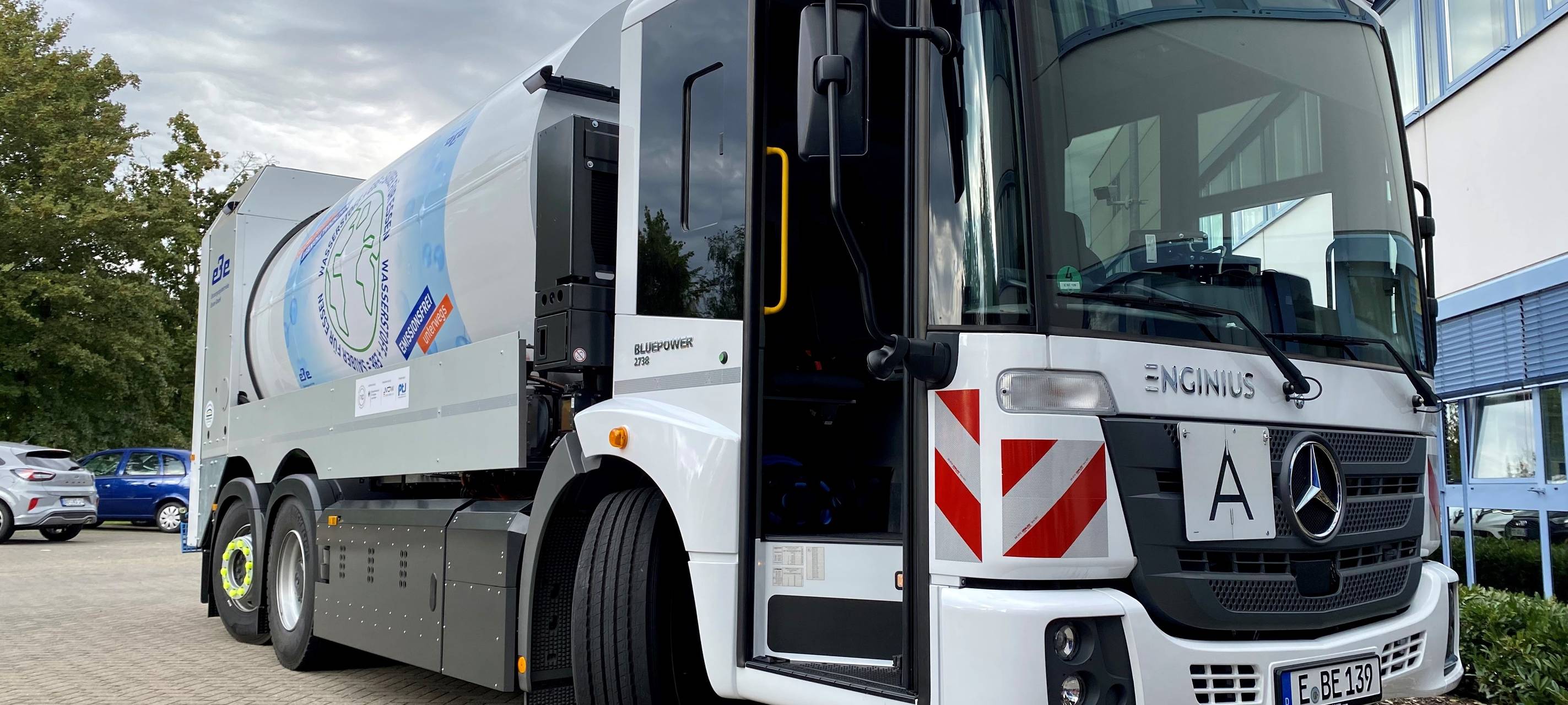 Erster Müllwagen in Essen mit Wasserstoffantrieb
