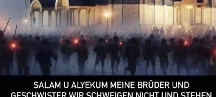 Unangemeldete Demo in Essen