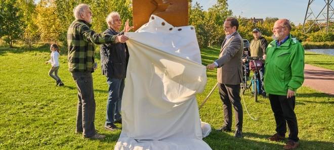 Friedensdenkmal "Sadako" in Essen enthüllt