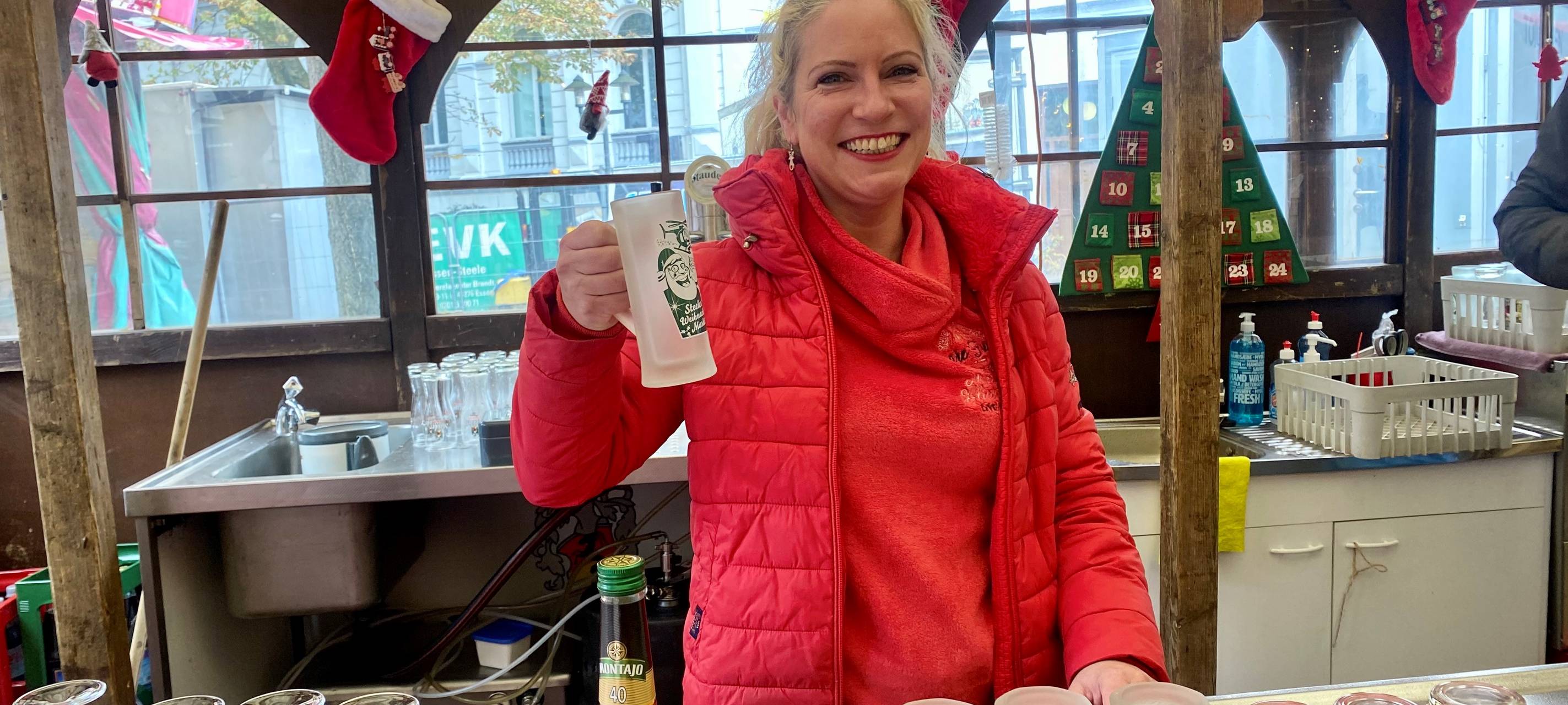 Erster Weihnachtsmarkt in Essen eröffnet