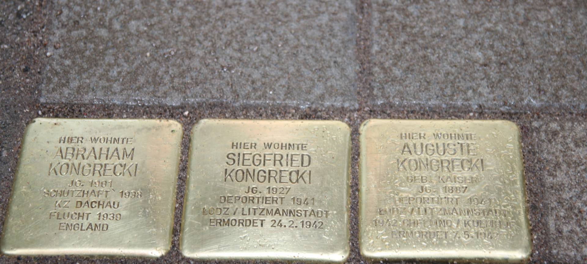 Stolpersteine in Essen geklaut: Polizei ermittelt