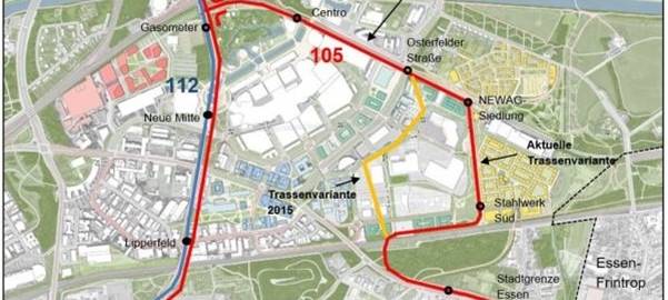 Straßenbahn von Essen nach Oberhausen nimmt nächste Hürde