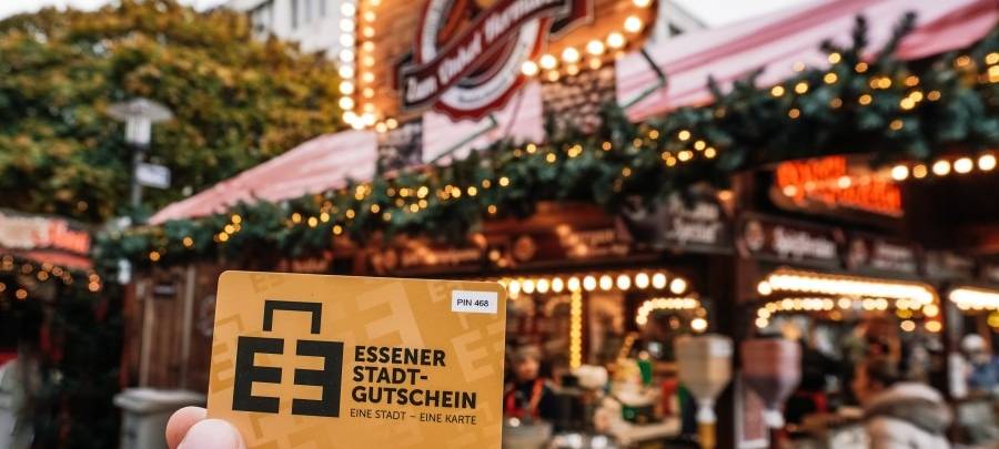 Stadtgutschein in Essen auch auf Weihnachtsmarkt einlösbar