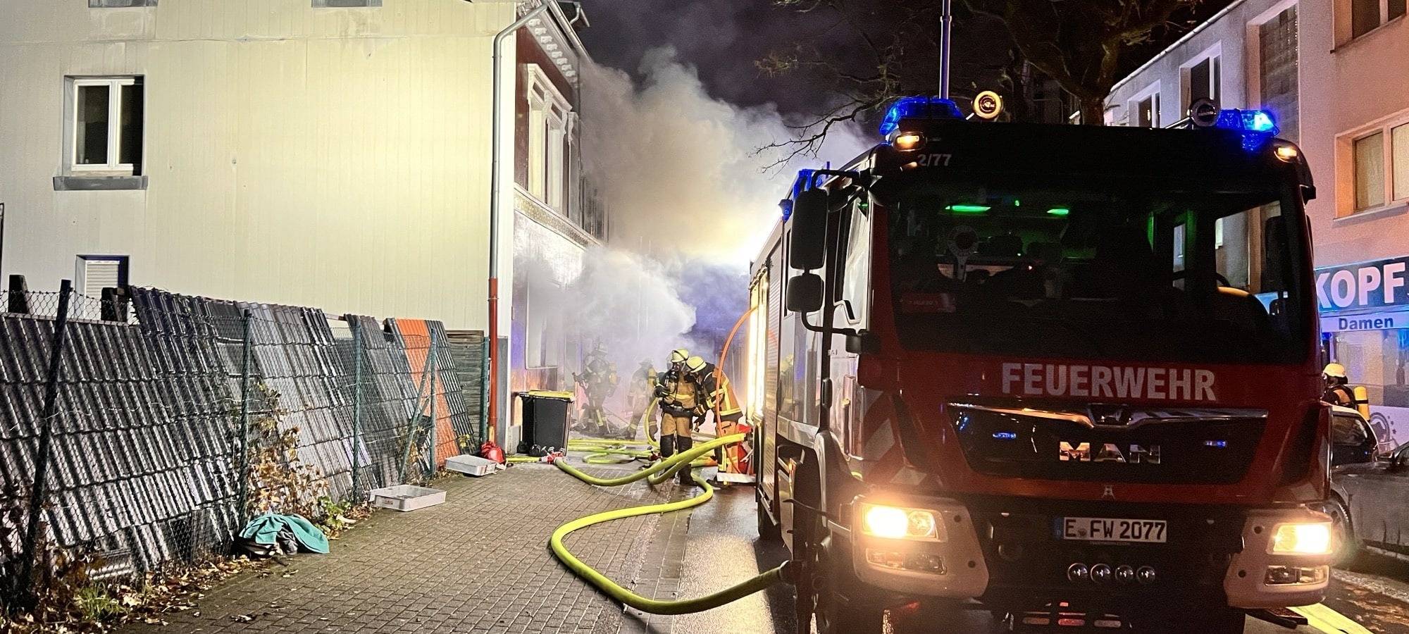 Schwere Explosion in Essen: Mindestens eine Person schwerverletzt