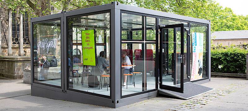 Aus in Essen für Glaspavillon der Cityseelsorge