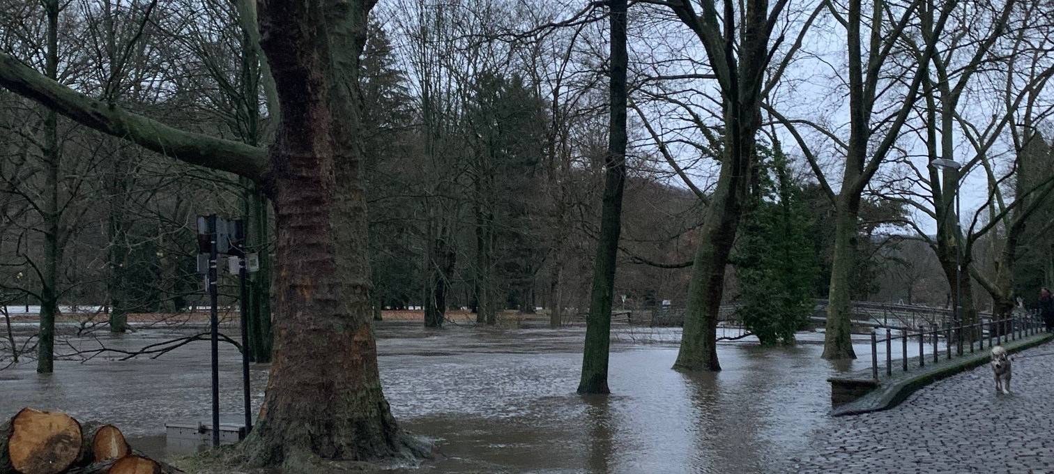 Hochwasser in Essen: So ist die Lage an Heiligabend