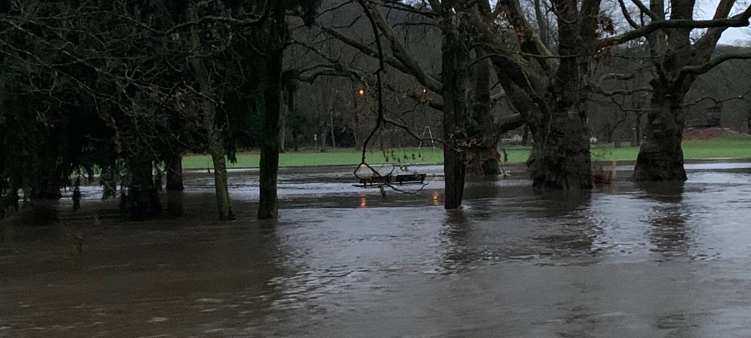 Hochwasser in Essen: So ist die Lage an Heiligabend