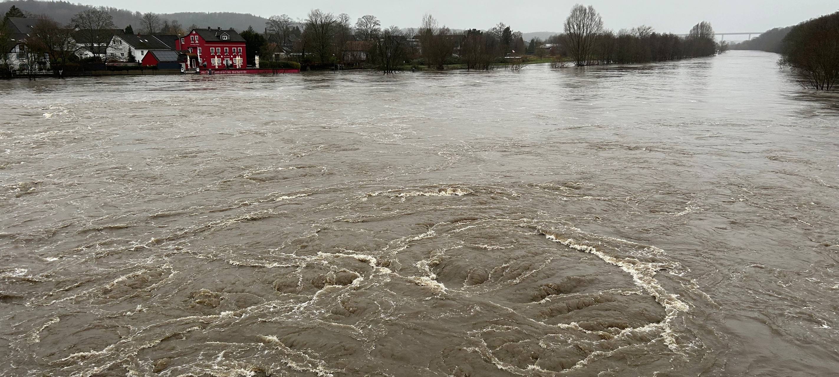 Hochwasser in Essen: So ist die Lage an Heiligabend
