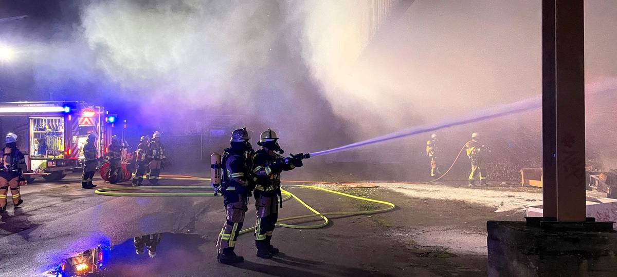 Brand in Essen am 2. Weihnachtstag