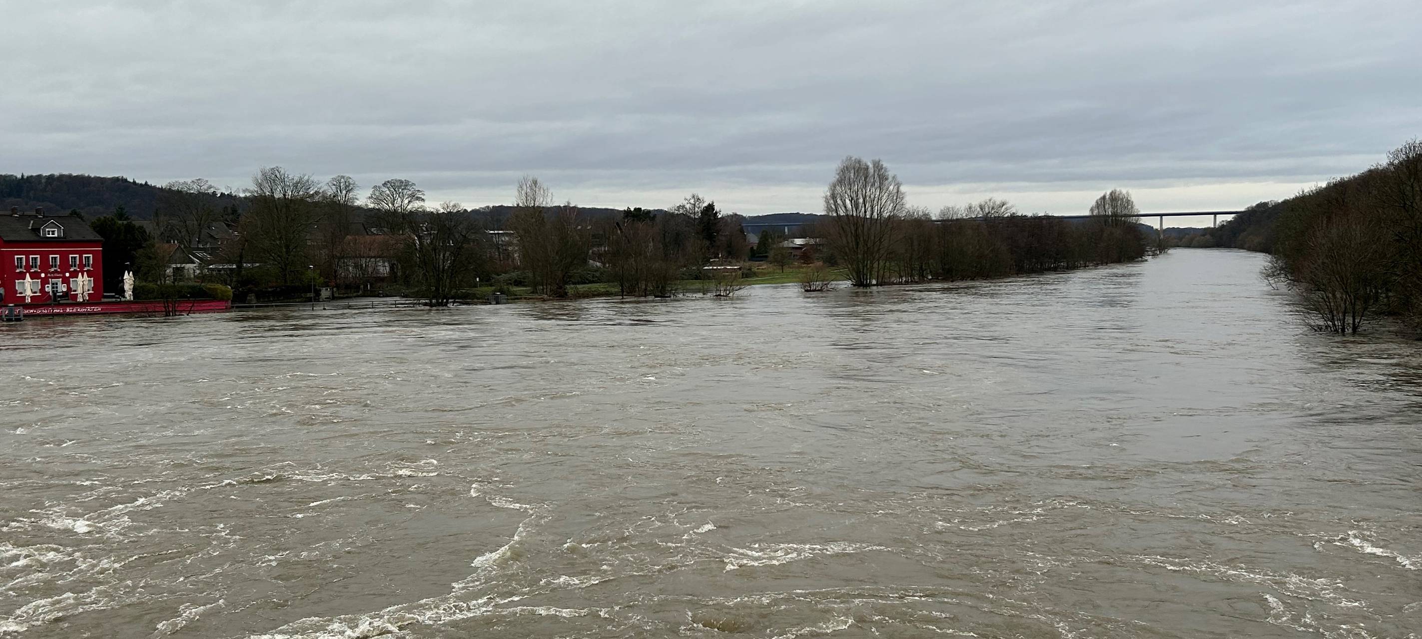 Hochwasser-Lage in Essen entspannt sich