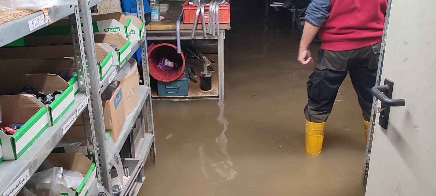 Der überschwemmte Keller von Radio Essen-Hörerin Andrea in Kupferdreh.