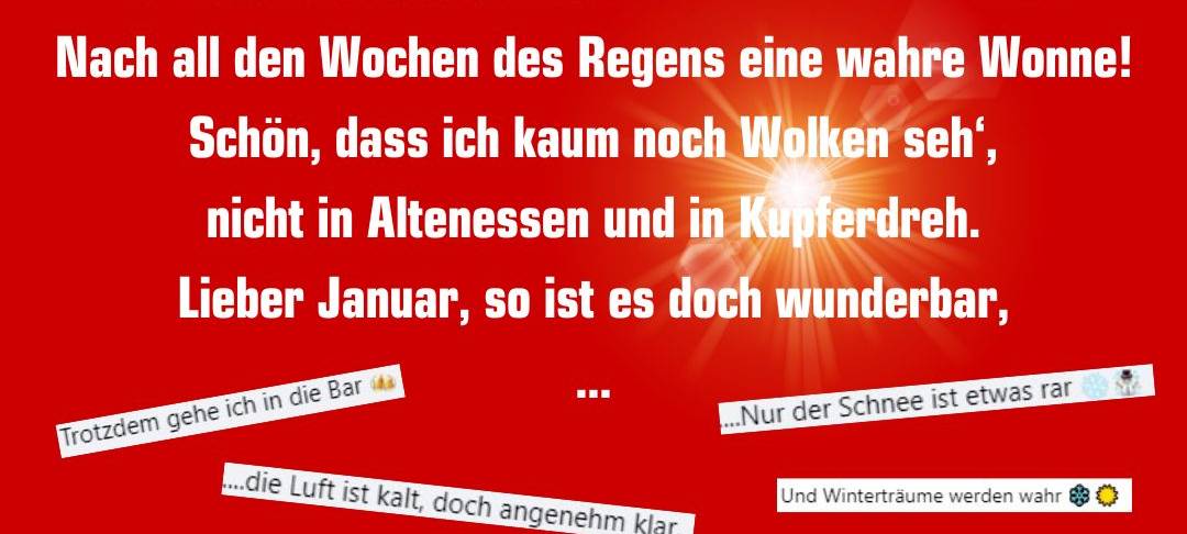 Poesie bei Radio Essen - Ihr dichtet mit uns zur Sonne