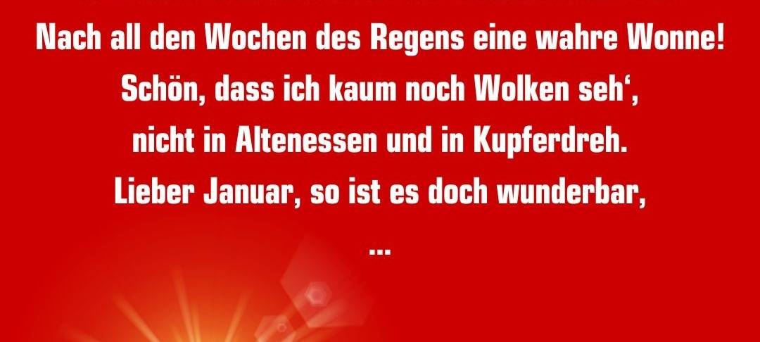 Poesie bei Radio Essen - Ihr dichtet mit uns zur Sonne