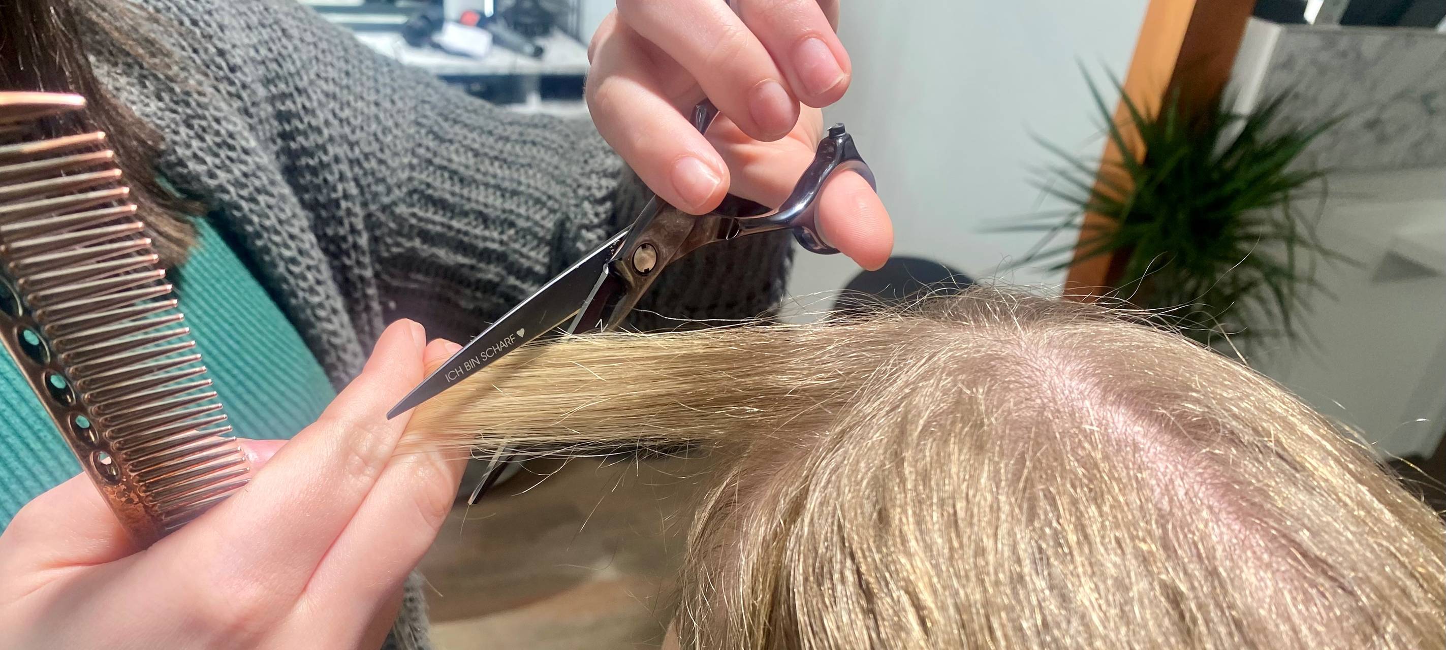 Friseursalons in Essen haben jetzt weniger Arbeit