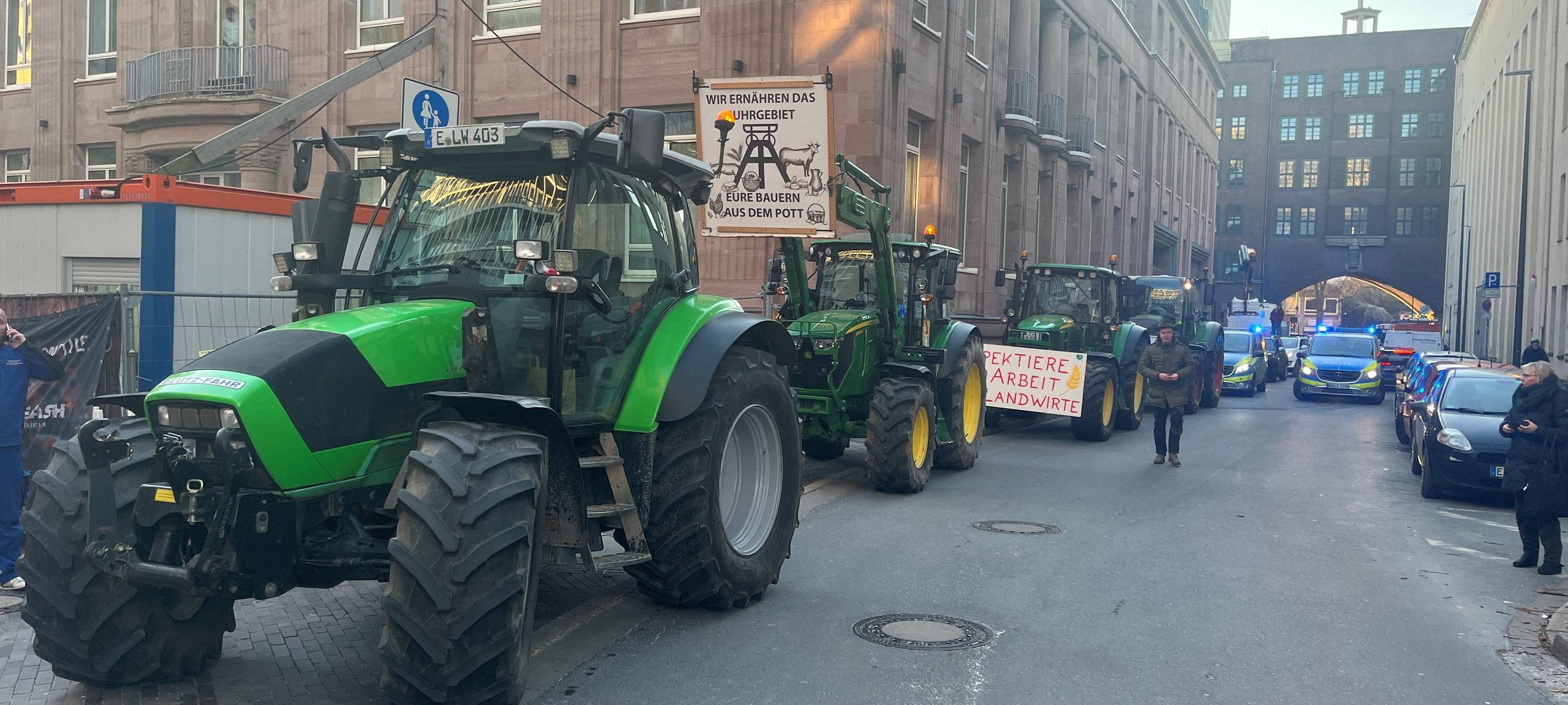 Bauern-Proteste in Essen gehen weiter