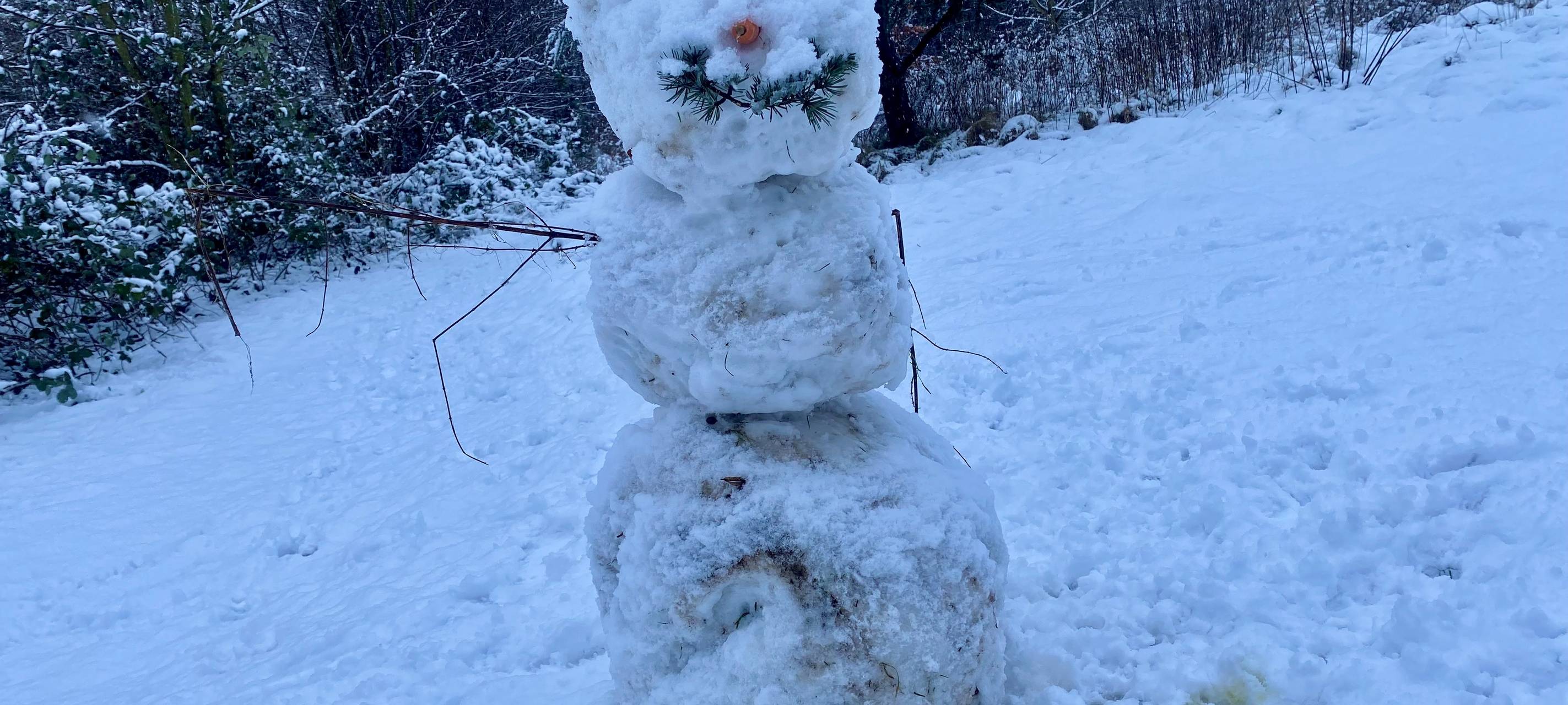 Schnee in Essen: Rutschige Straßen und erste Schlittenfahrten