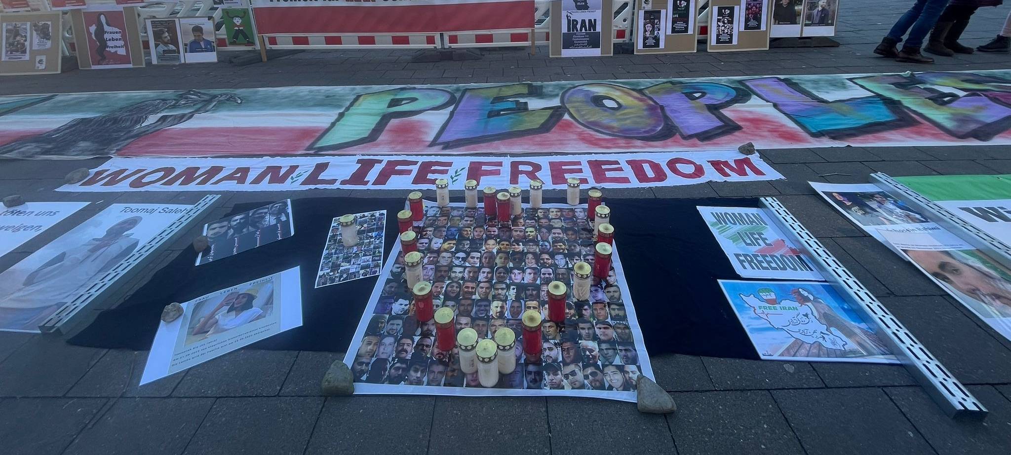 Demo in Essen gegen Hinrichtungen im Iran