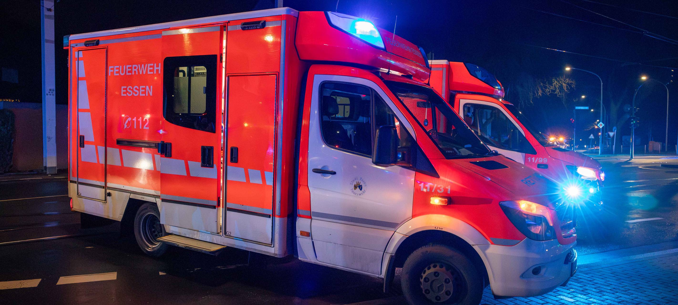 Frontalzusammenstoß in Essen