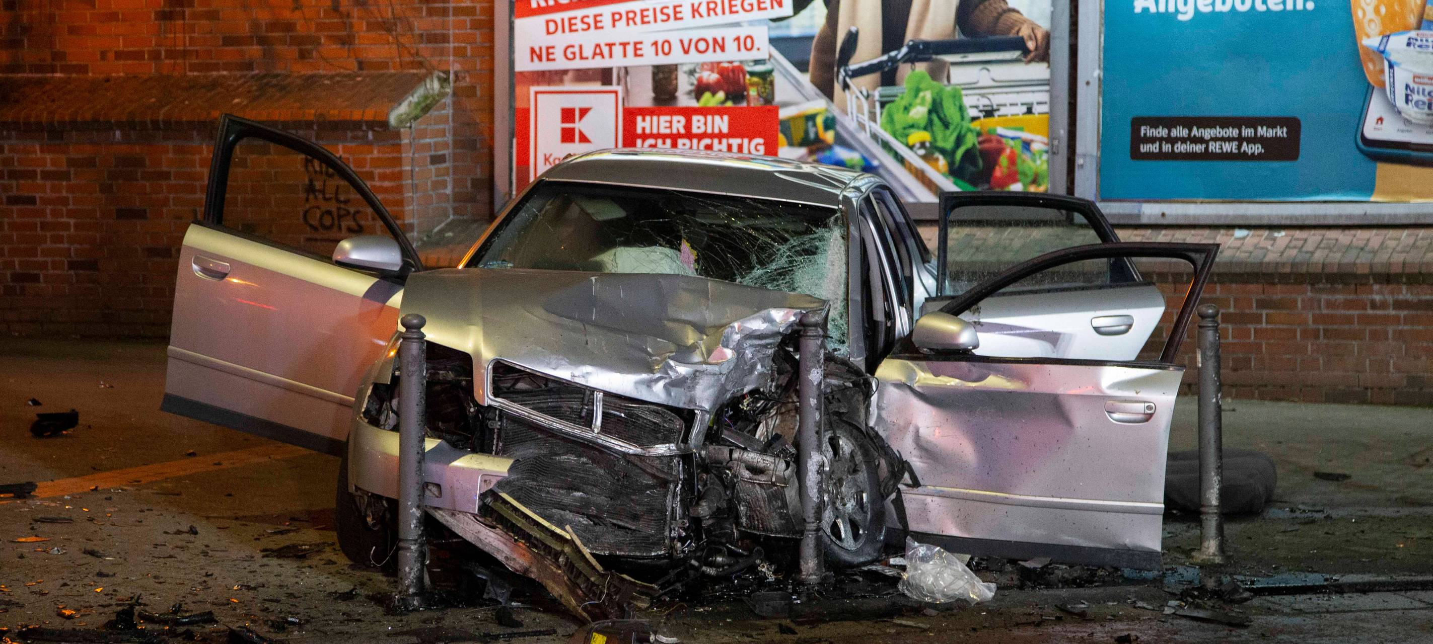 Verfolgungsjagd in Essen mit drei Verletzten