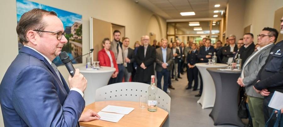 Neue Stadtwache in Essen offiziell eröffnet