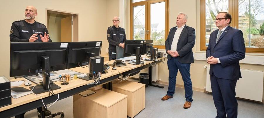 Neue Stadtwache in Essen offiziell eröffnet
