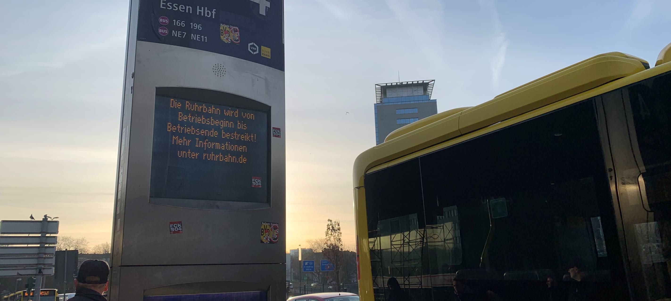 ÖPNV-Streik in Essen