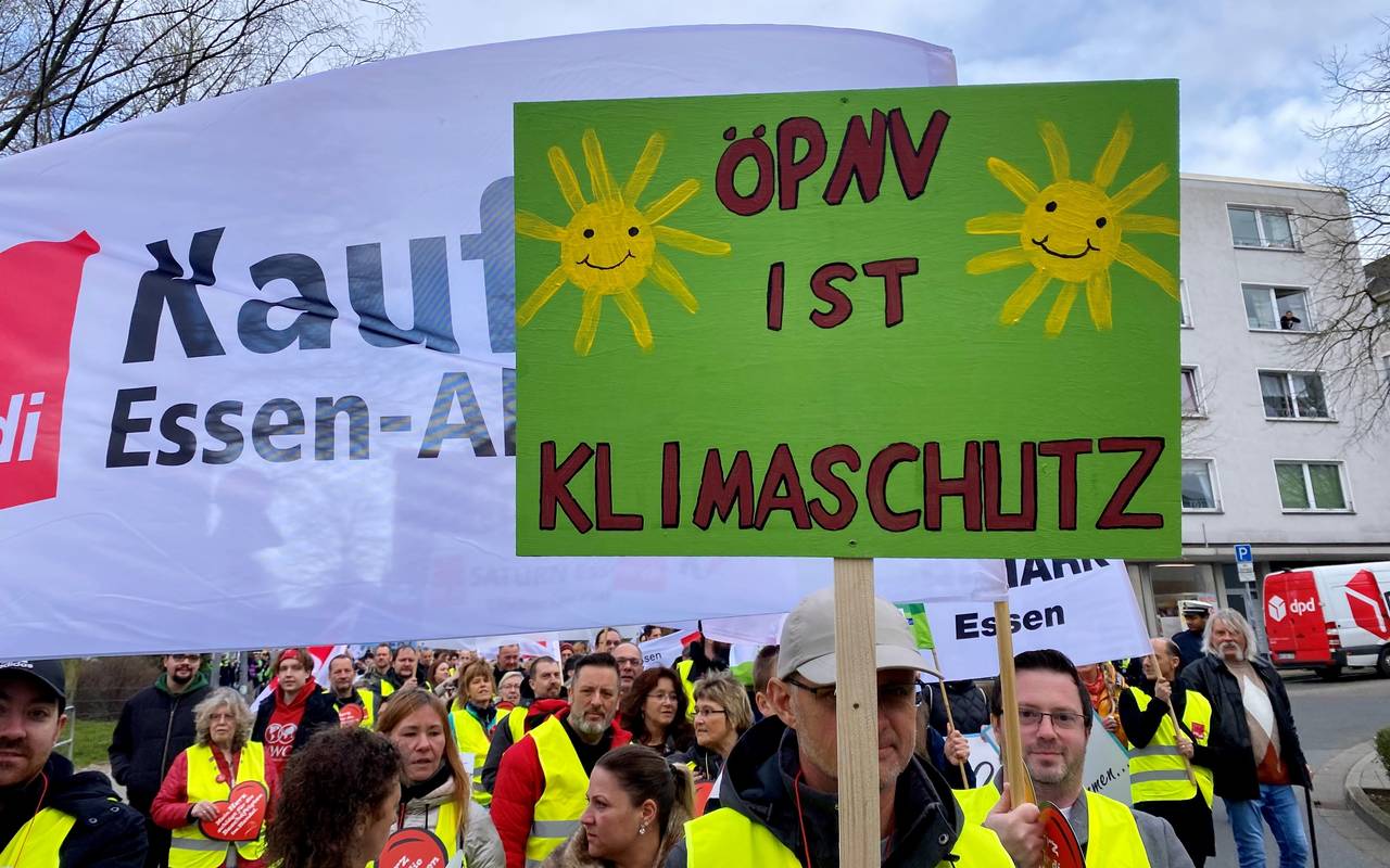 Demo Klimastreik 01. März 2024 in Essen