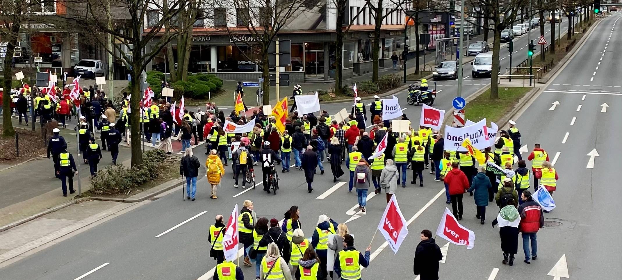 Demo Klimastreik 01. März 2024 in Essen