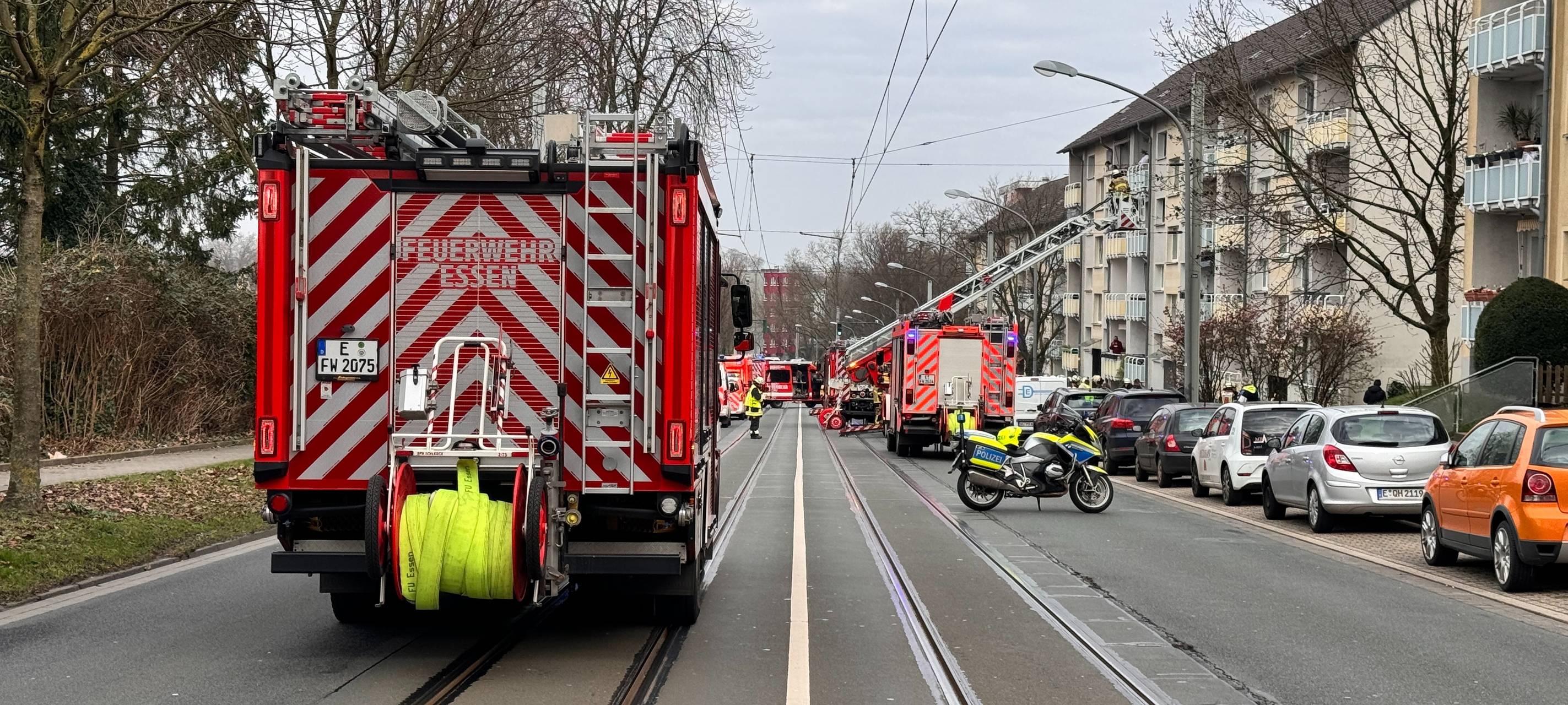 Brand in Essen im Keller