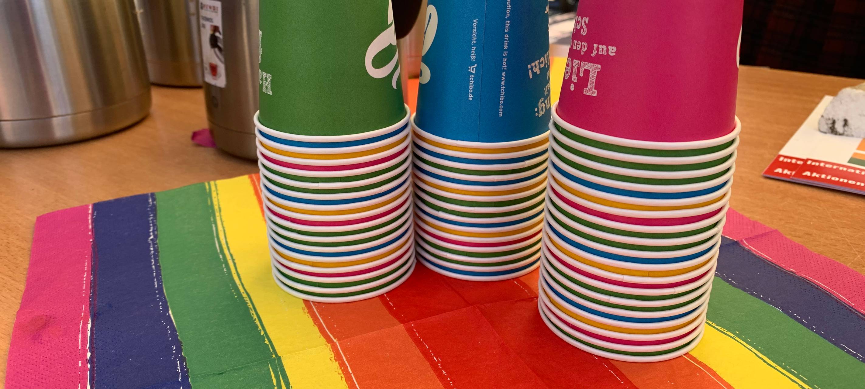 Menschenkette in Essen als Zeichen gegen Rassismus