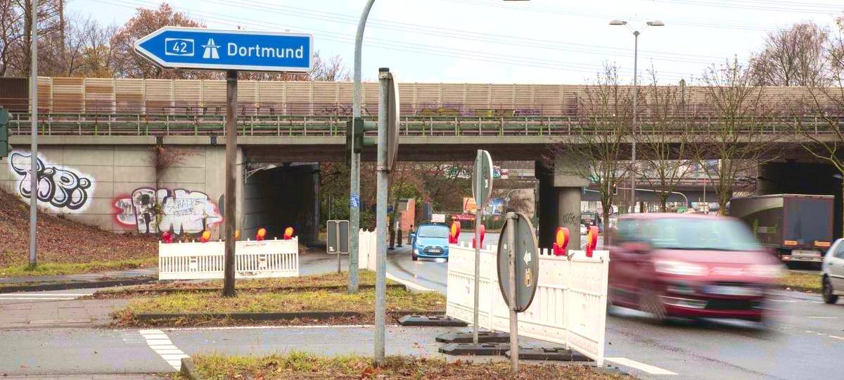 A42 in Essen: Neue Sperrung vor Ostern