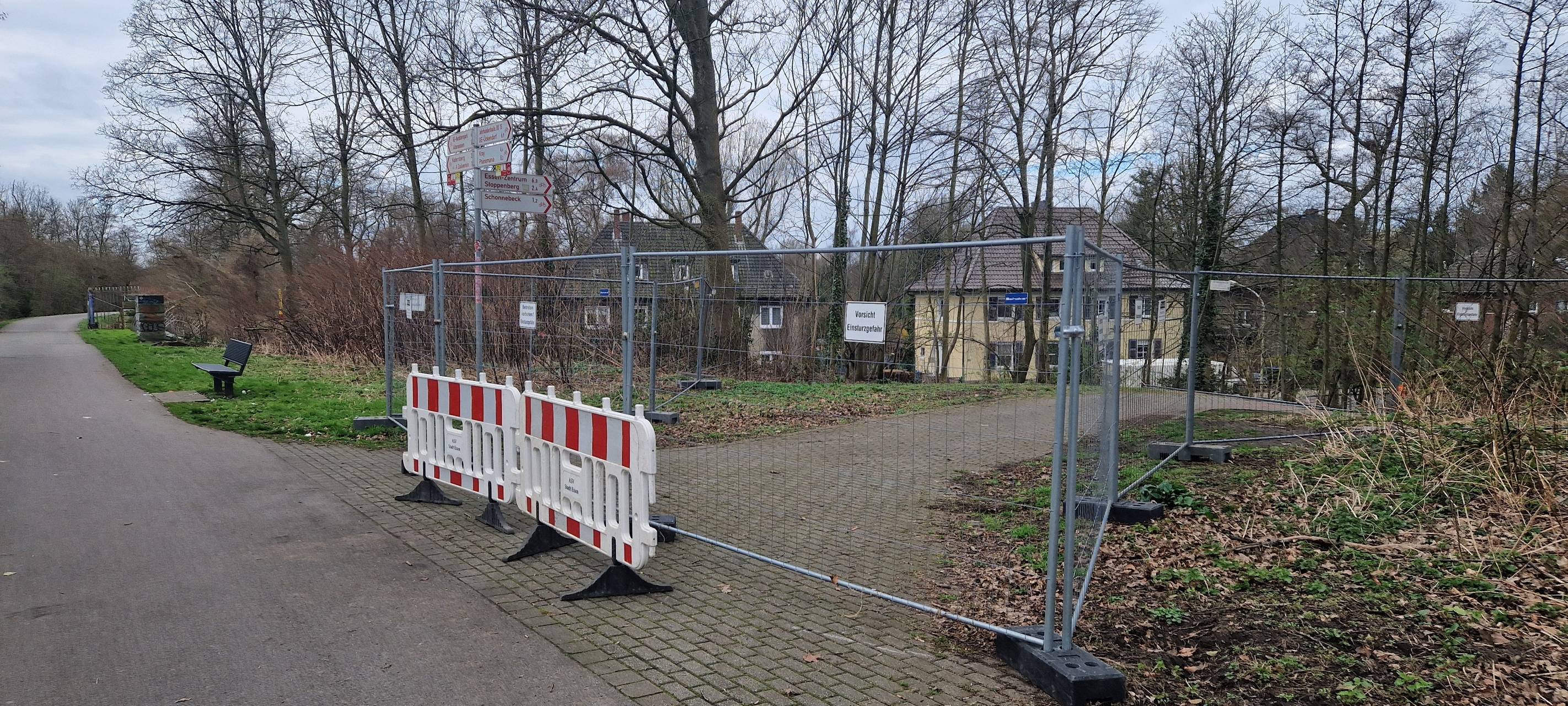 Tagebruch Radweg Essen-Katernberg