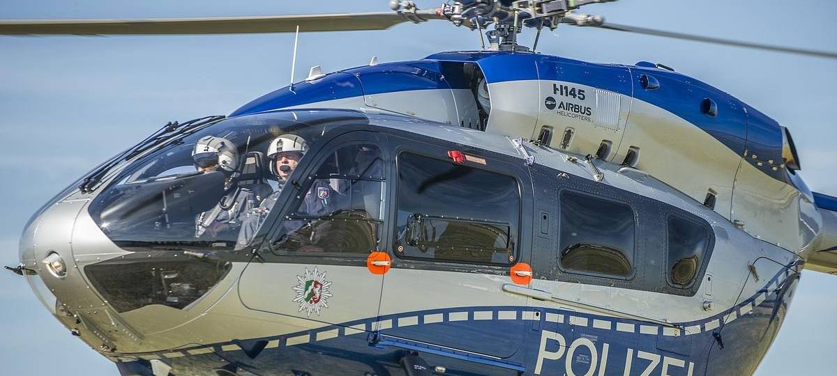 Hubschraubereinsatz über Essen