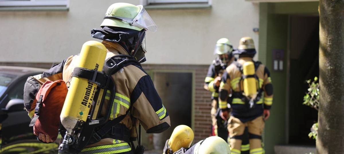 Akku in Essen geht in Flammen auf