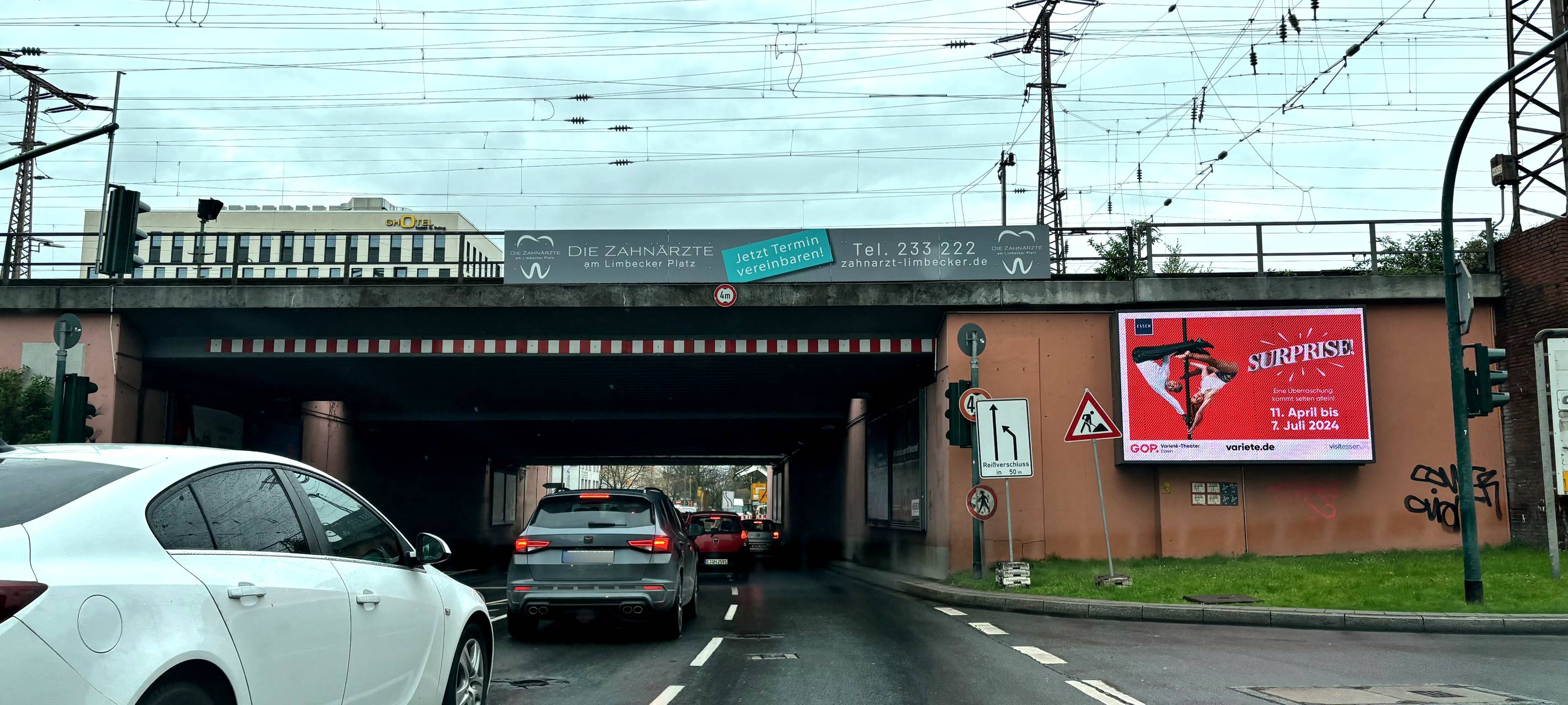 Abfahrt Richtung Essen – Dauerstau auf der A40