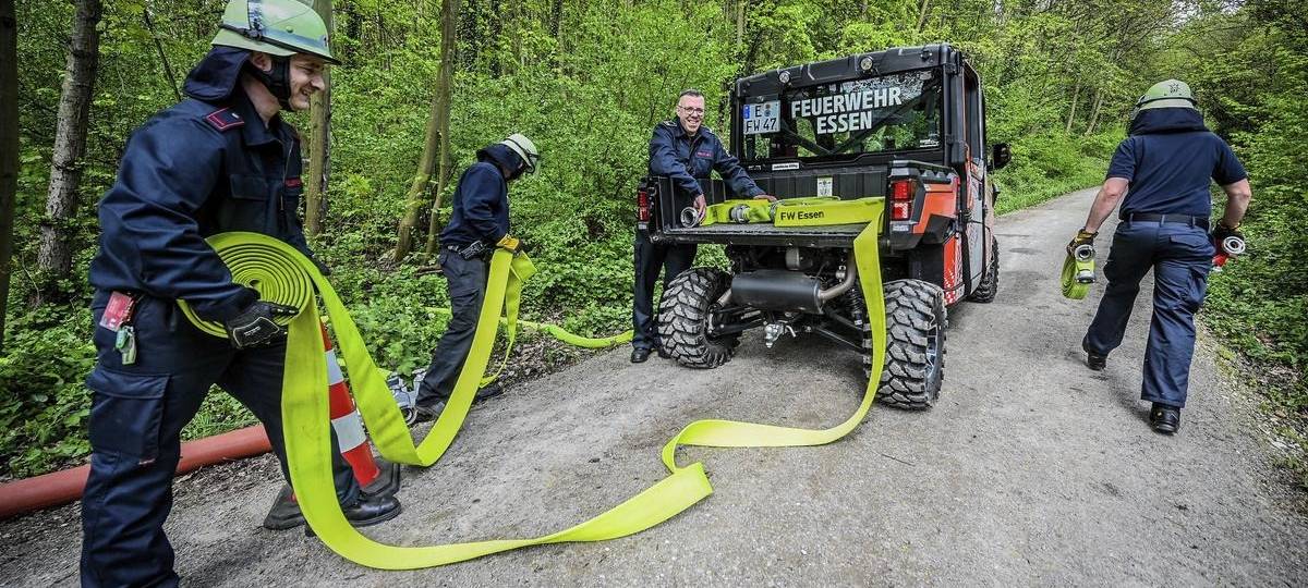 Waldbrände werden in Essen jetzt schneller und besser gelöscht