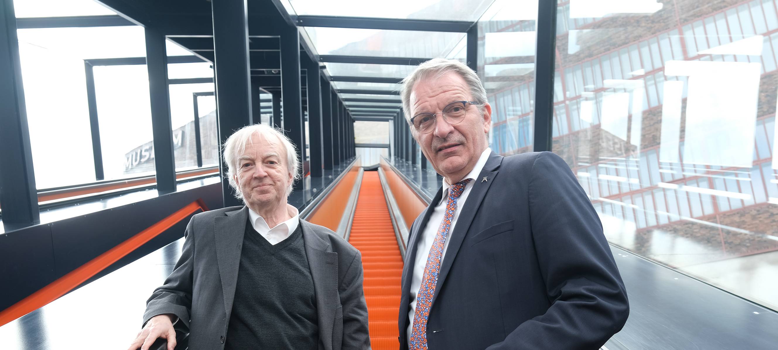 Rolltreppe auf Zollverein Essen erneuert