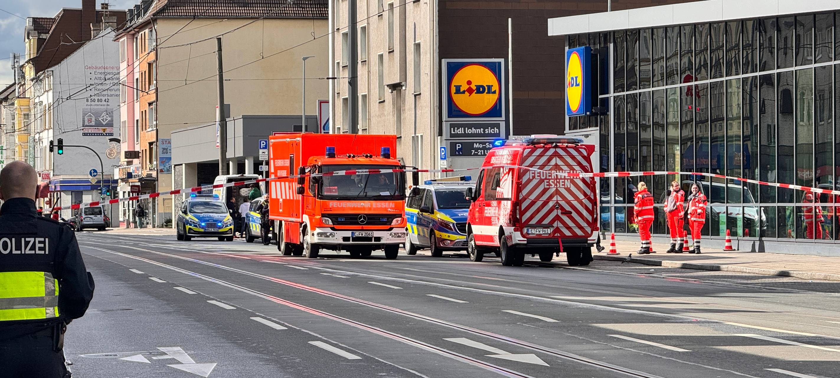 Bedrohungslage in Essen: Großeinsatz der Polizei