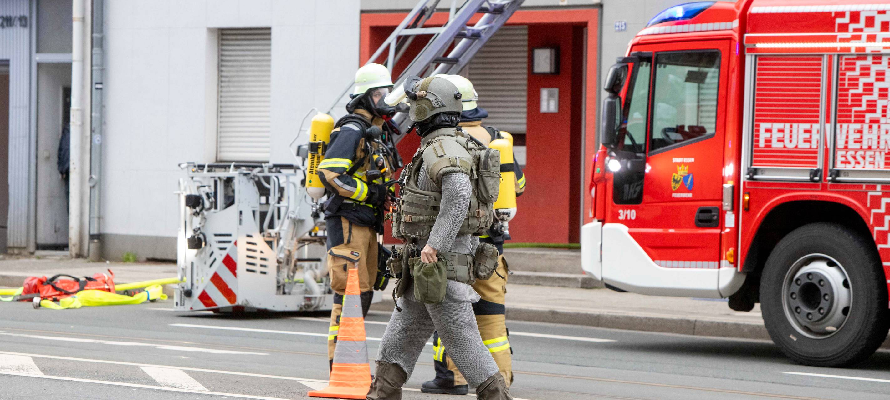 Bedrohungslage in Essen: Großeinsatz der Polizei
