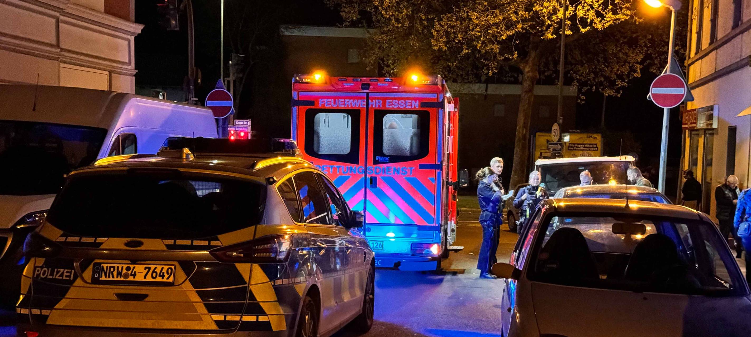 Messerattacke in Essen: Mann mit Verletzungen am Kopf