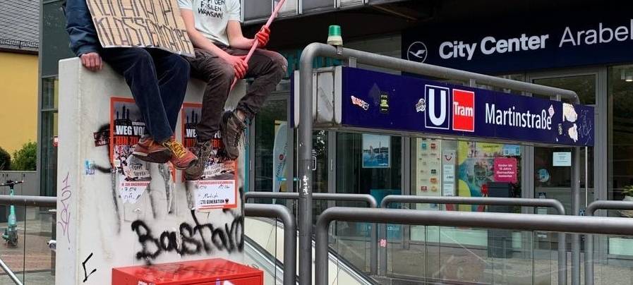 Letzte Generation in Essen: Kreuzung auf der "Rü" blockiert