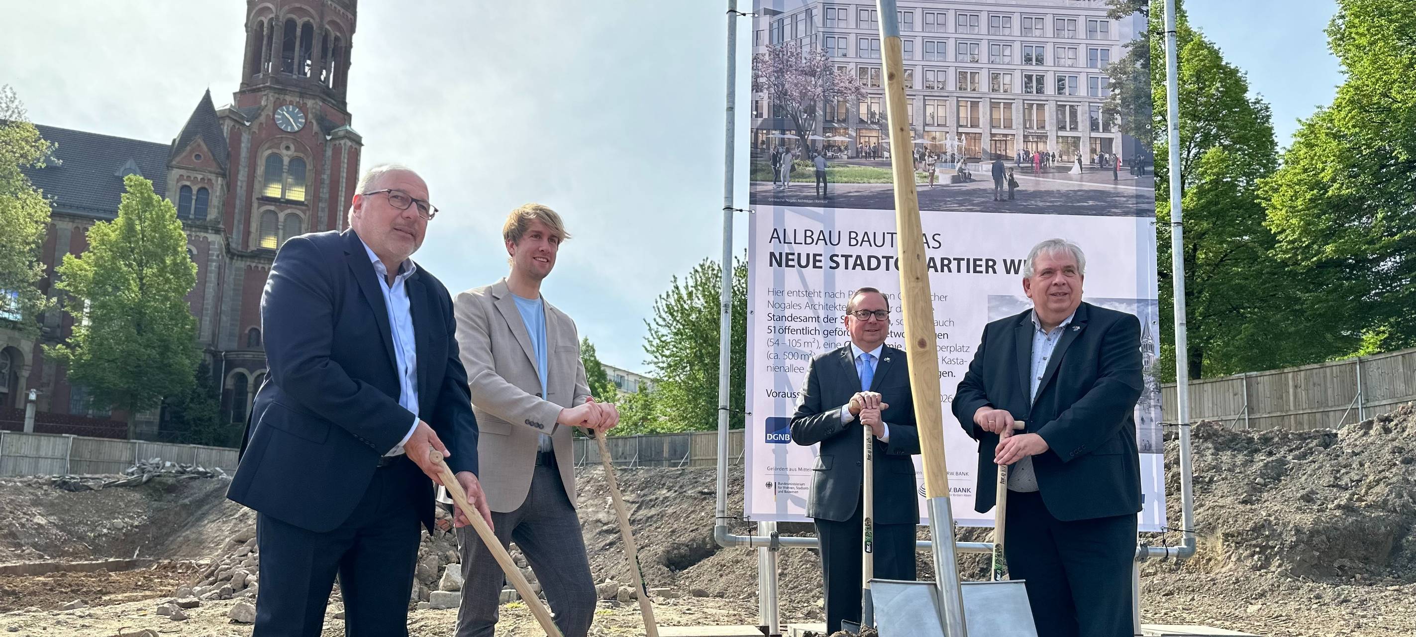 Bau für neues Standesamt in Essen startet